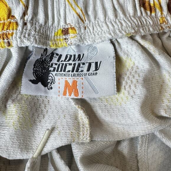 Flow Society Shorts Mens Medium Authentic Lacrosse Gear Crash Test Dummy - Picture 3 of 16